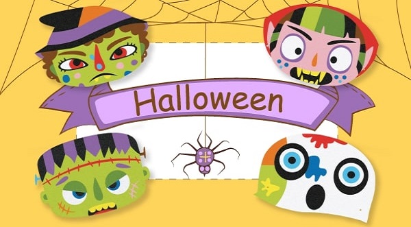 Maschere fai da te per bambini piccoli da indossare ad Halloween