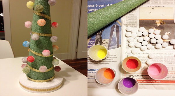 Lavoretti creativi: un albero di Natale fai da te con i bambini!