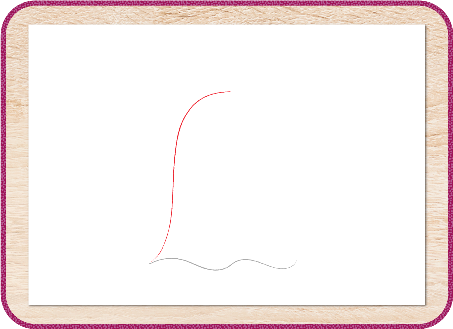 Come disegnare un fantasmino passo 2, fianco e testa