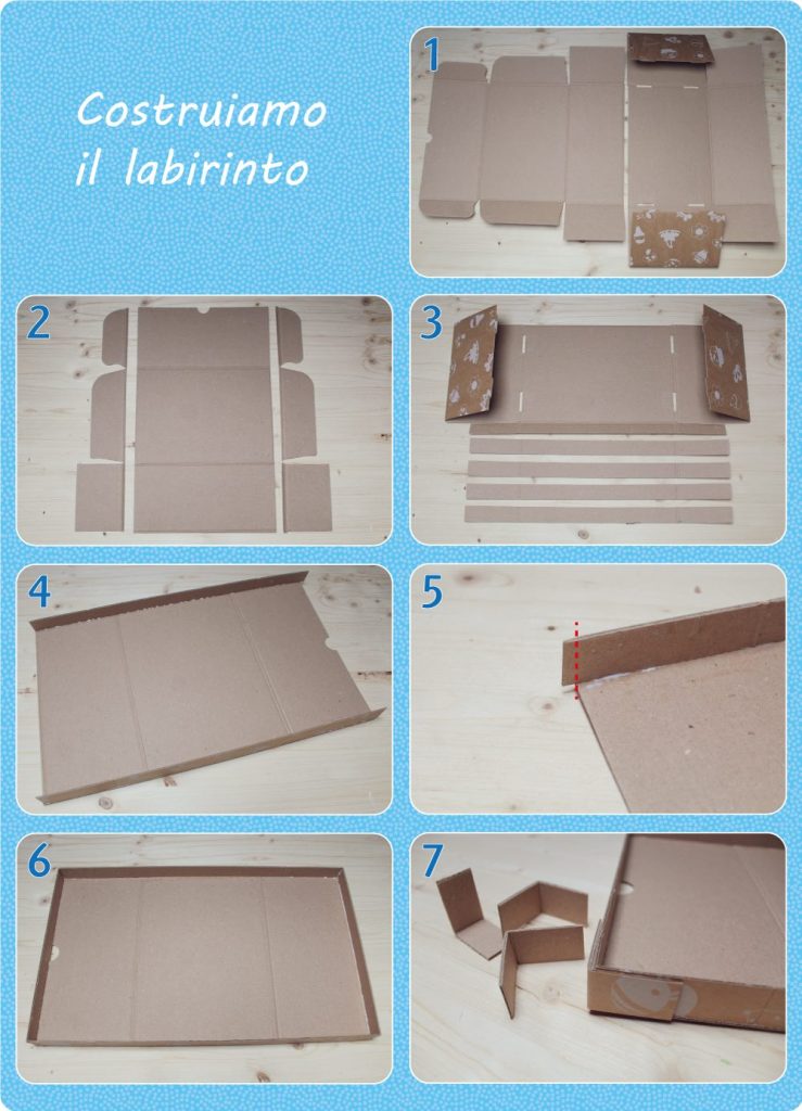 Come costruire un labirinto di cartone per le biglie step 1 Come costruire un labirinto di cartone per le biglie step 1