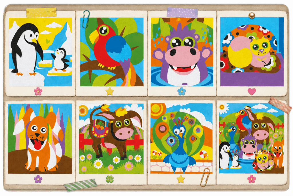 Album da colorare con le penne Sabbiarelli: lavoretti per bambini di 3 anni