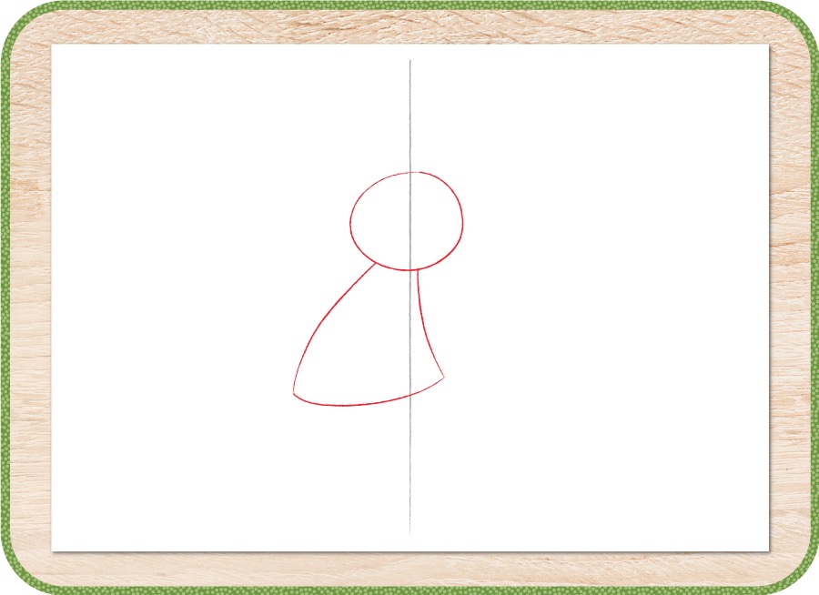disegnare una befana step 2