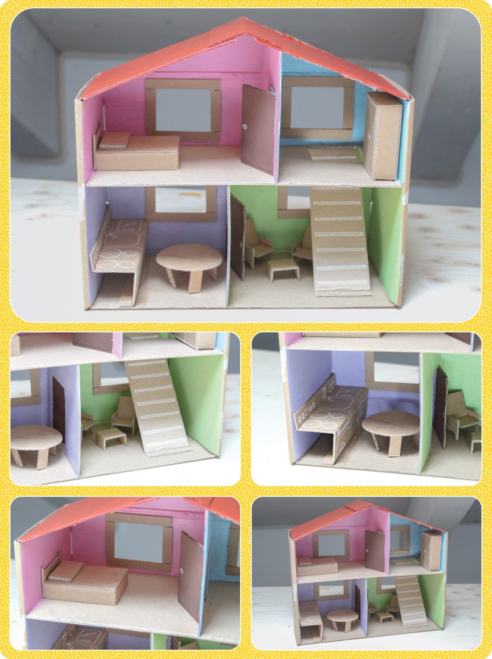 Mini Cibo Da Creare Box Case Di Bambole E Miniature In Cartone