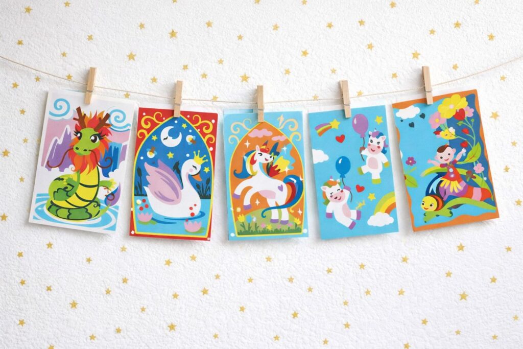 disegni di fate unicorni e folletti per bambini