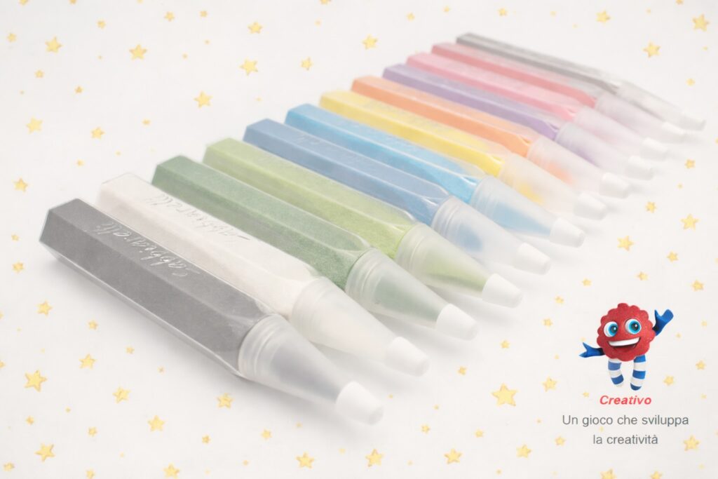 penne di sabbia colorata sabbiarelli