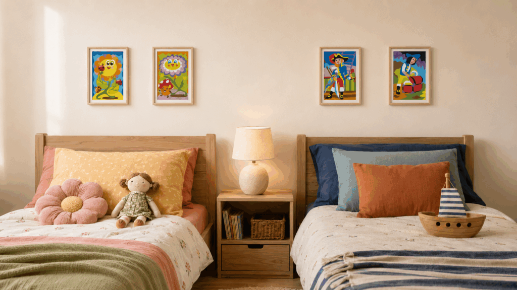 quadretti fai da te per la cameretta dei bambini