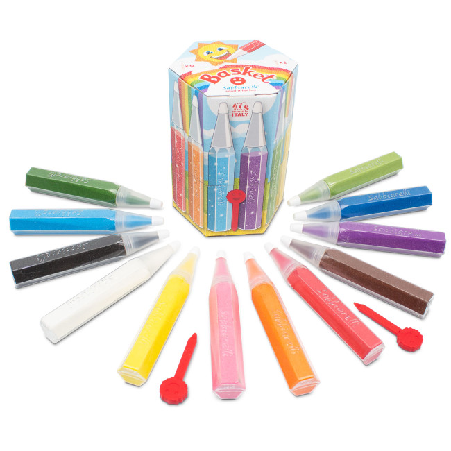Sabbiarelli School Kit: pennarelli e matitone di sabbia - Sabbiarelli.it