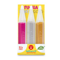 ComboPen01 - 3 Penne colore Fucsia / Argento / Oro