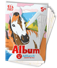 Album - Horses - 5 sheets (15x20cm)