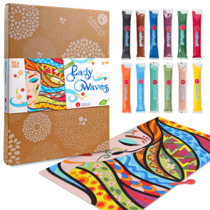 Sandpainting Set - Lady Waves 12-99