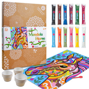 Sandpainting Set - Cavallo Mandala 12-99