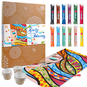 Sandpainting Set - Lady Waves 12-99